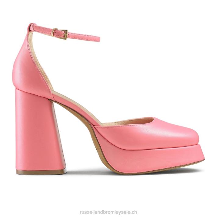rose 8BN6153 femmes Russell And Bromley plate-forme extrême sans faille