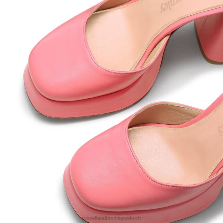 rose 8BN6153 femmes Russell And Bromley plate-forme extrême sans faille