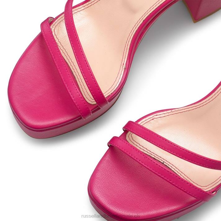 rose 8BN6175 femmes Russell And Bromley plate-forme à lanières topline