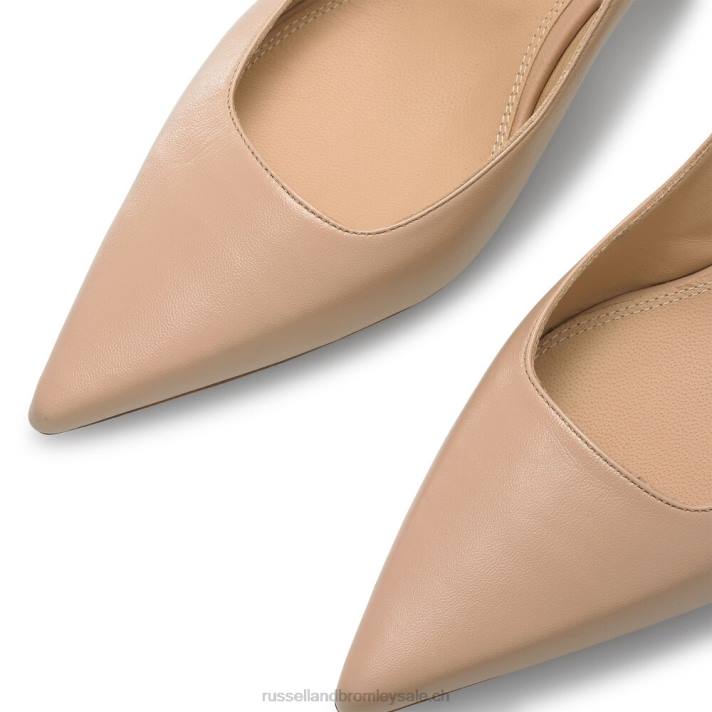 rose 8BN689 femmes Russell And Bromley slingpoint sling back point pompe