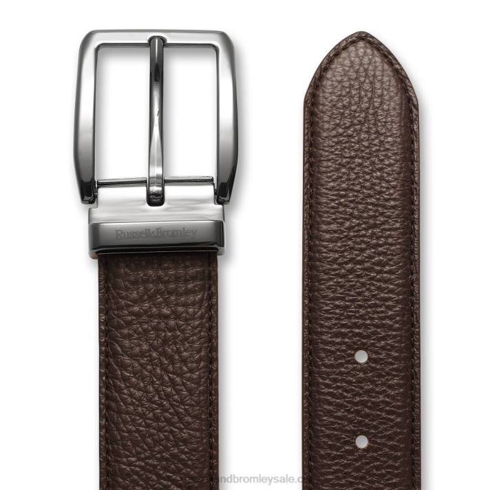8BN6643 Hommes Russell And Bromley veau grainé marron tango (adria tdm)