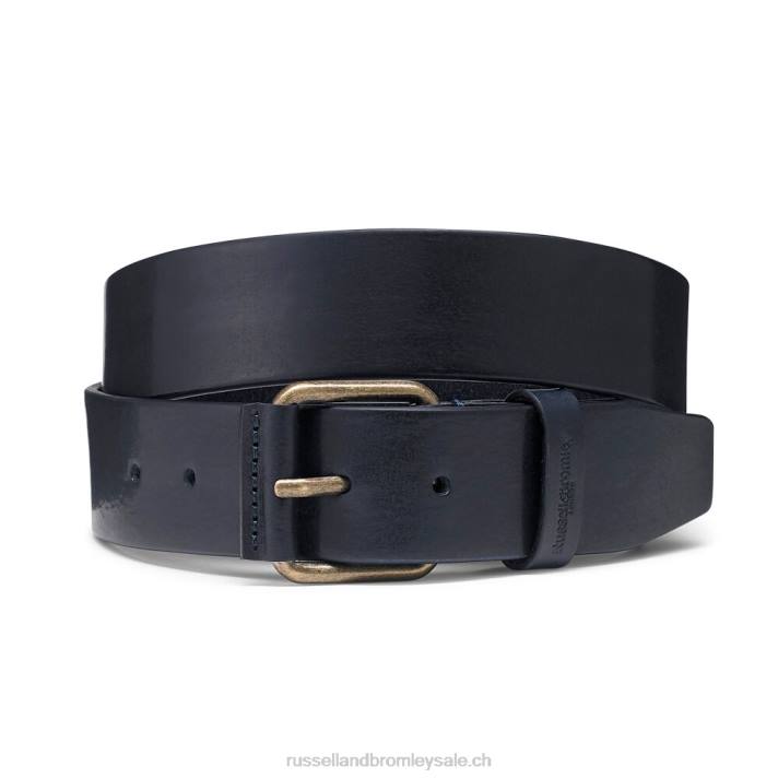 bleu 8BN6661 Hommes Russell And Bromley ceinture jeans décontractée