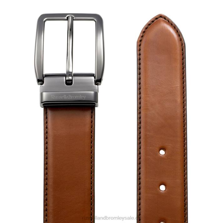 bronzer 8BN6631 Hommes Russell And Bromley ceinture à boucle classique tango