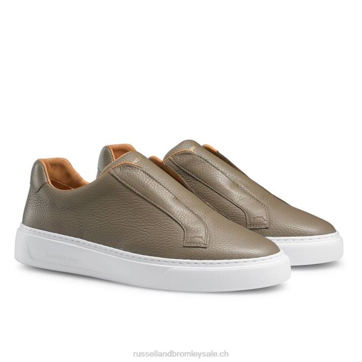 beige 8BN6426 Hommes Russell And Bromley baskets sans lacets slipway