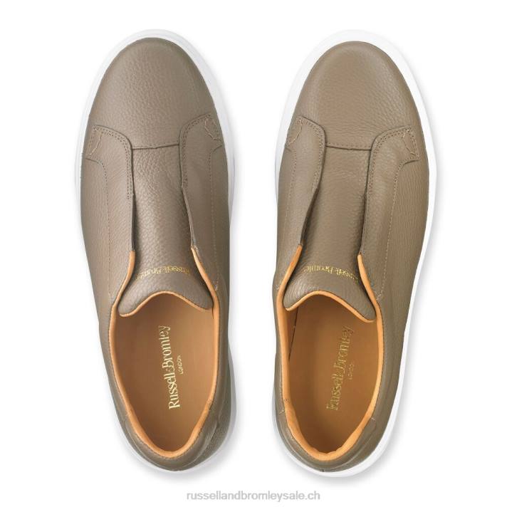 beige 8BN6426 Hommes Russell And Bromley baskets sans lacets slipway