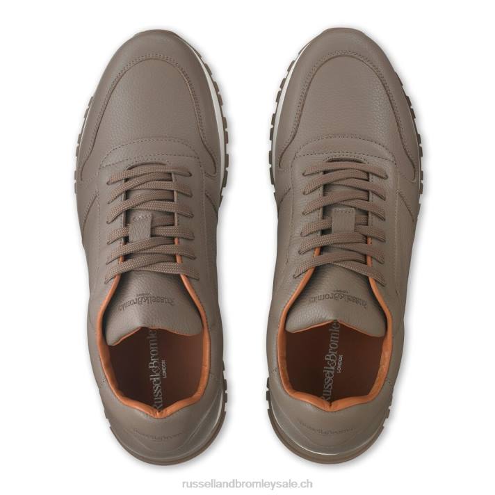 beige 8BN6450 Hommes Russell And Bromley coureur de piste à lacets
