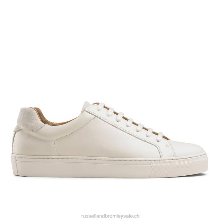 beige 8BN6476 Hommes Russell And Bromley baskets à lacets downfield derby