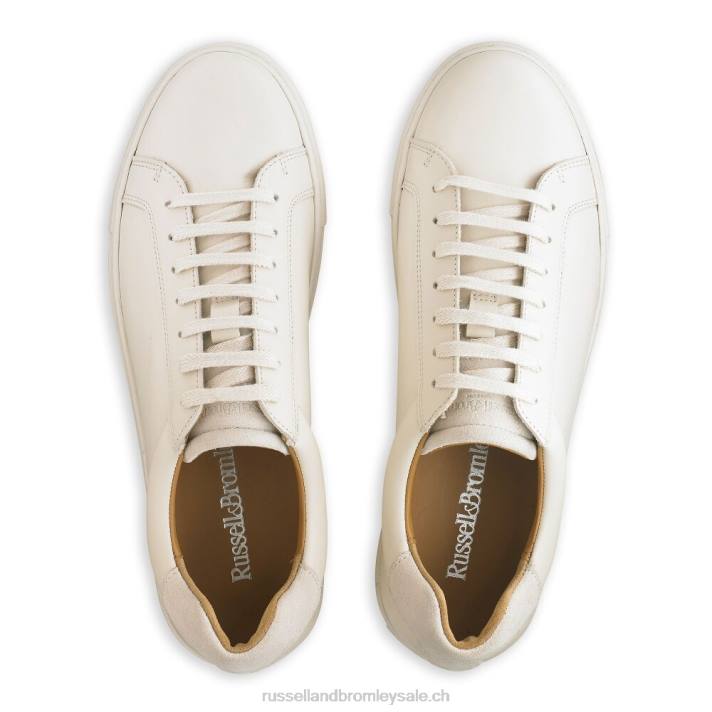 beige 8BN6476 Hommes Russell And Bromley baskets à lacets downfield derby