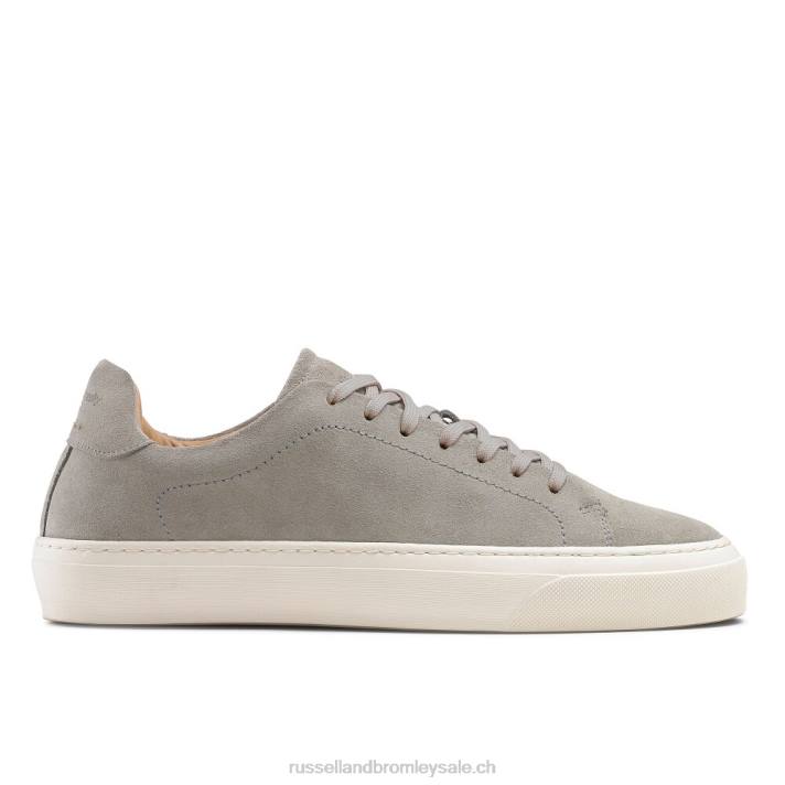 gris 8BN6447 Hommes Russell And Bromley baskets de luxe hors rythme
