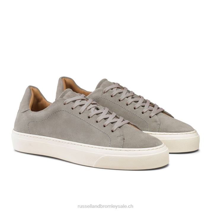 gris 8BN6447 Hommes Russell And Bromley baskets de luxe hors rythme