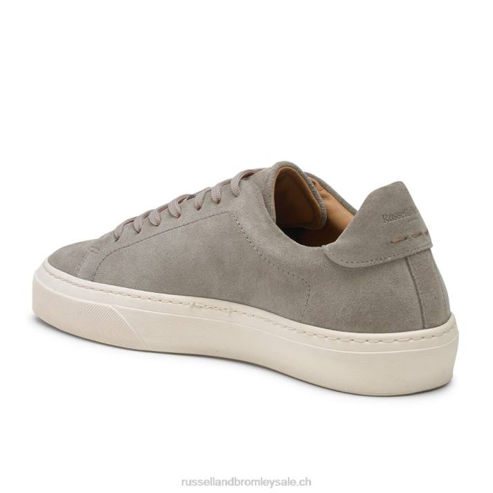 gris 8BN6447 Hommes Russell And Bromley baskets de luxe hors rythme