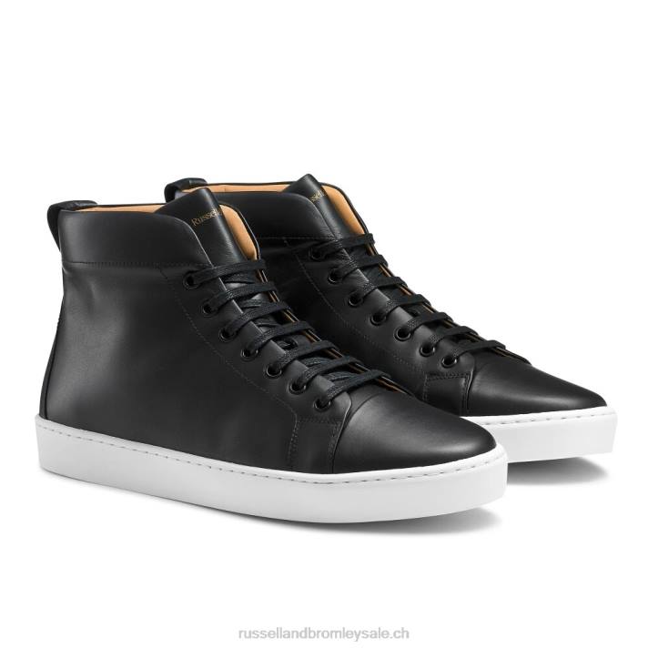 noir 8BN6456 Hommes Russell And Bromley baskets montantes park hi m