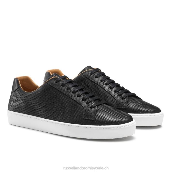 noir 8BN6458 Hommes Russell And Bromley baskets basses park run