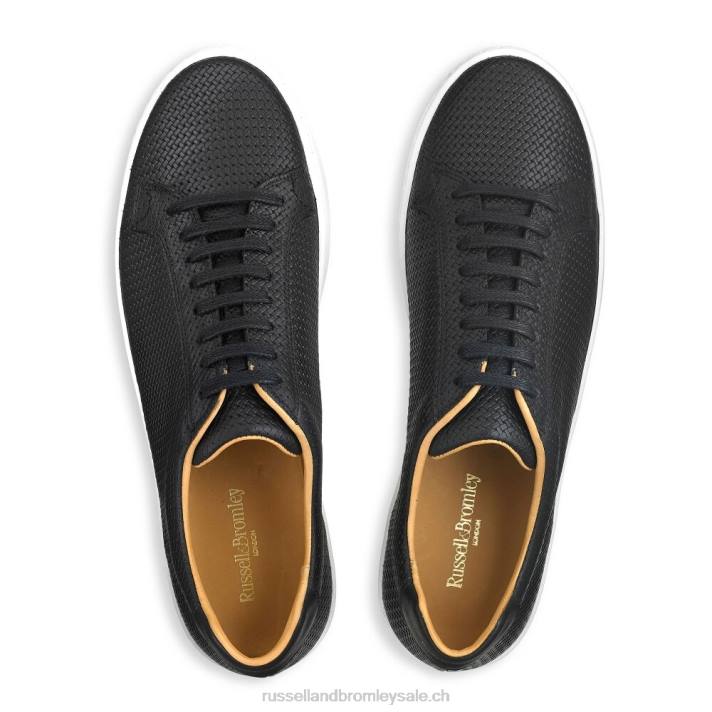 noir 8BN6458 Hommes Russell And Bromley baskets basses park run
