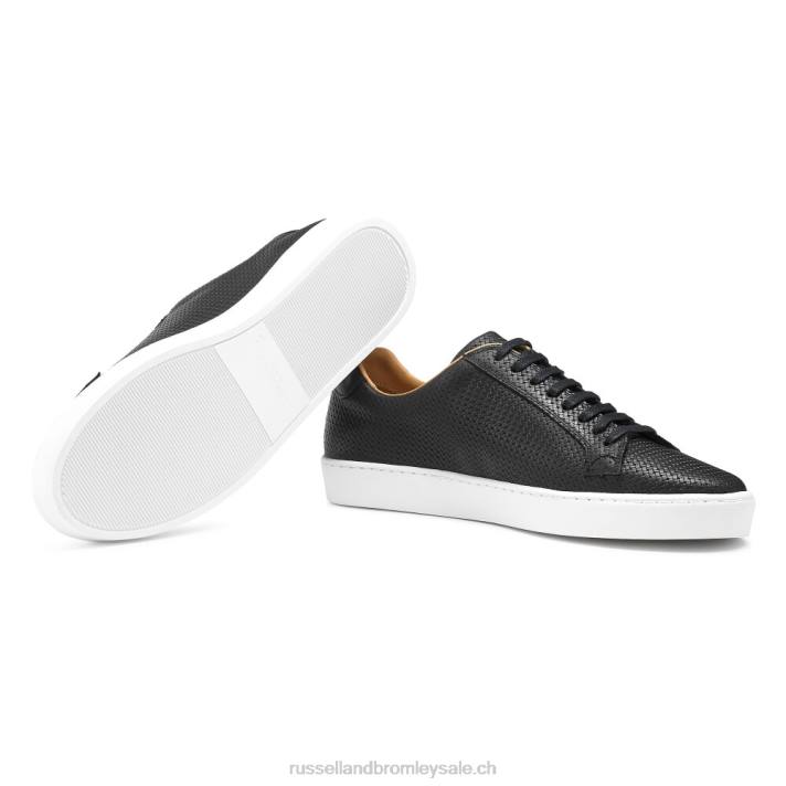 noir 8BN6458 Hommes Russell And Bromley baskets basses park run
