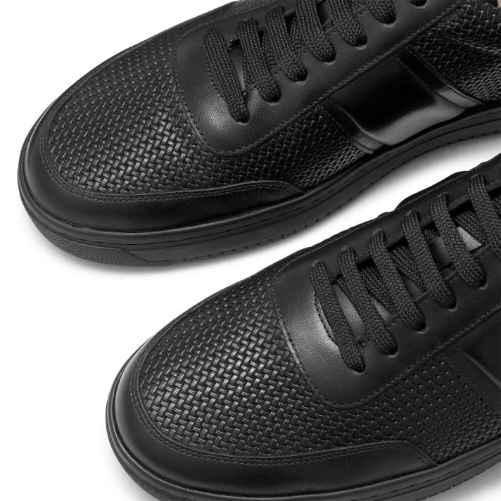 noir 8BN6468 Hommes Russell And Bromley baskets bowery oxford en dentelle