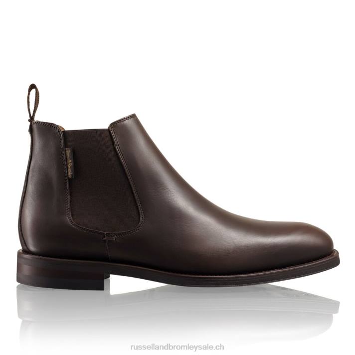 brun 8BN6610 Hommes Russell And Bromley botte chelsea burlington