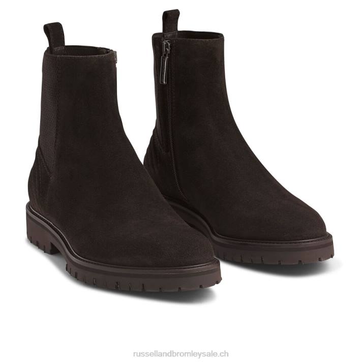 brun 8BN6622 Hommes Russell And Bromley bottines chelsea brando