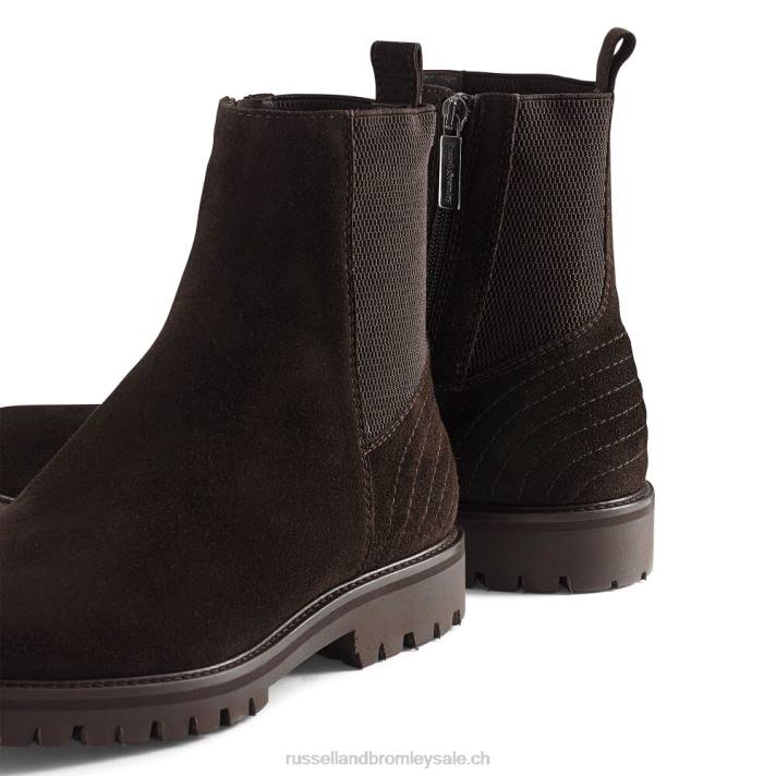 brun 8BN6622 Hommes Russell And Bromley bottines chelsea brando