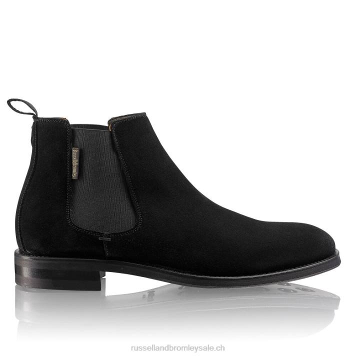 noir 8BN6611 Hommes Russell And Bromley botte chelsea burlington