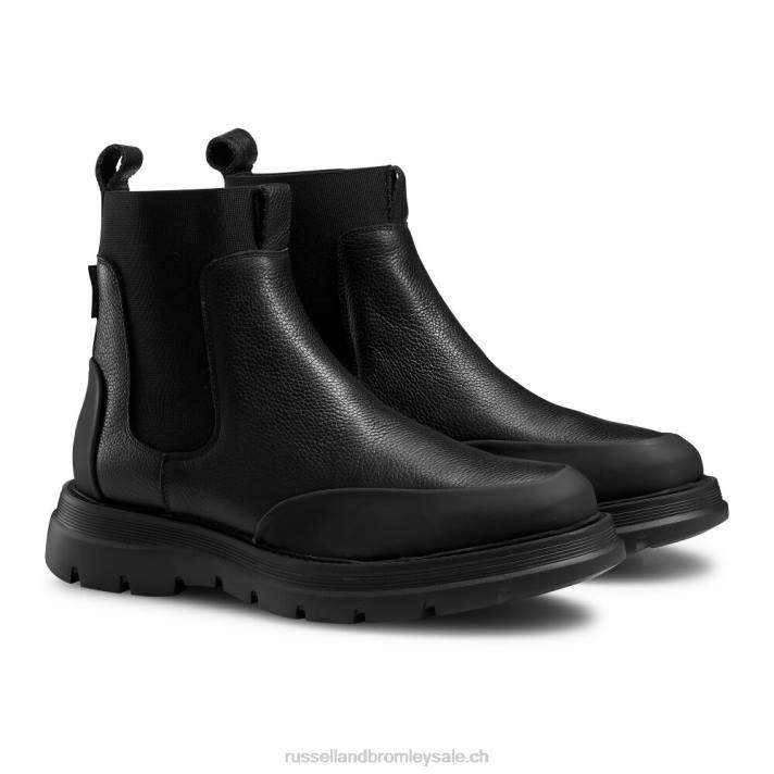 noir 8BN6620 Hommes Russell And Bromley conquérir m garde-boue chelsea boot