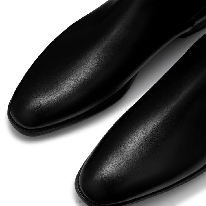 noir 8BN6628 Hommes Russell And Bromley botte à semelle en caoutchouc up town