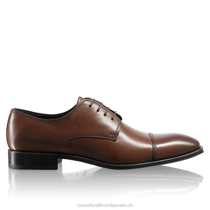 bronzer 8BN6595 Hommes Russell And Bromley Spectre derbies à bout renforcé