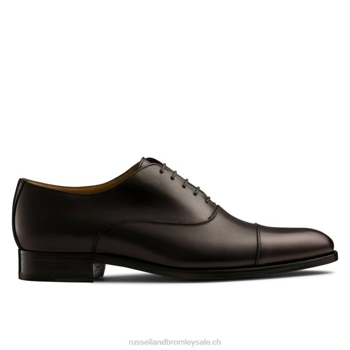 brun 8BN6587 Hommes Russell And Bromley oxford cumulus à bout renforcé