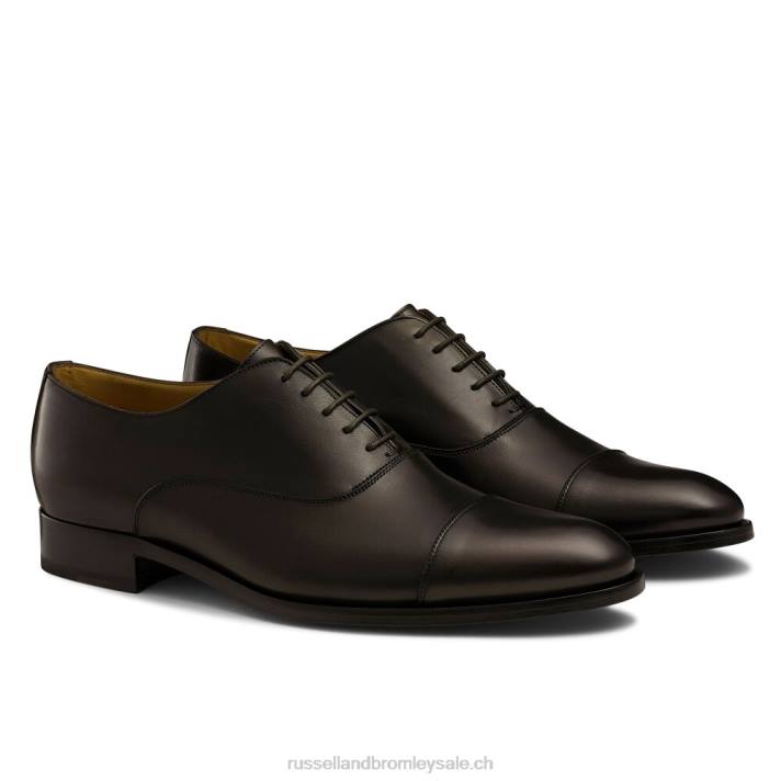 brun 8BN6587 Hommes Russell And Bromley oxford cumulus à bout renforcé