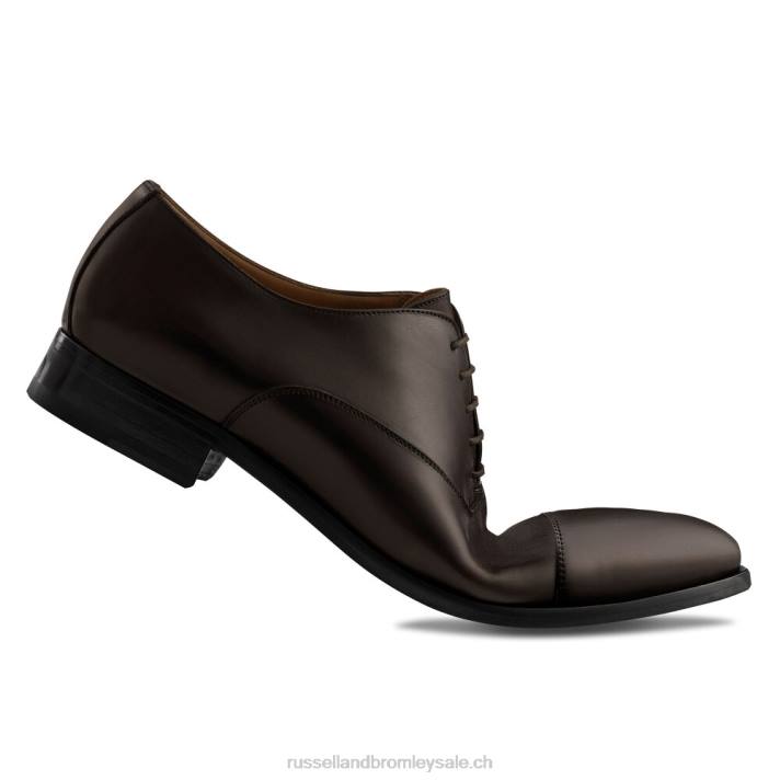 brun 8BN6587 Hommes Russell And Bromley oxford cumulus à bout renforcé