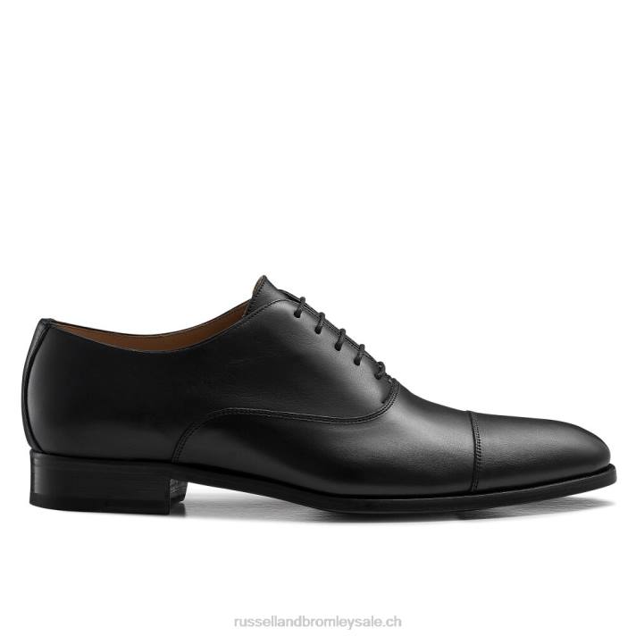 noir 8BN6588 Hommes Russell And Bromley oxford cumulus à bout renforcé