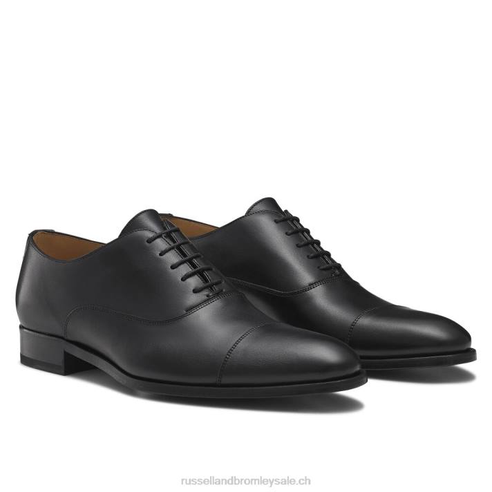 noir 8BN6588 Hommes Russell And Bromley oxford cumulus à bout renforcé