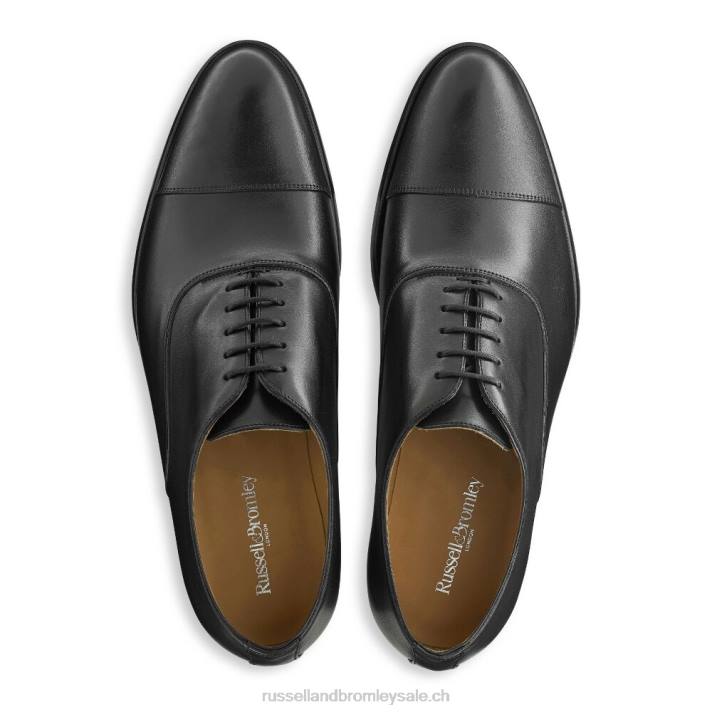 noir 8BN6588 Hommes Russell And Bromley oxford cumulus à bout renforcé