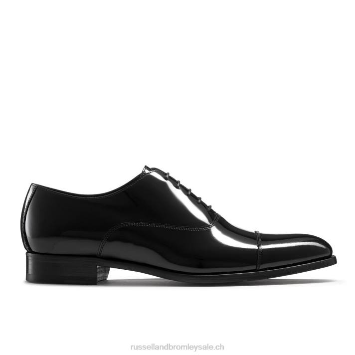 noir 8BN6589 Hommes Russell And Bromley oxford cumulus à bout renforcé