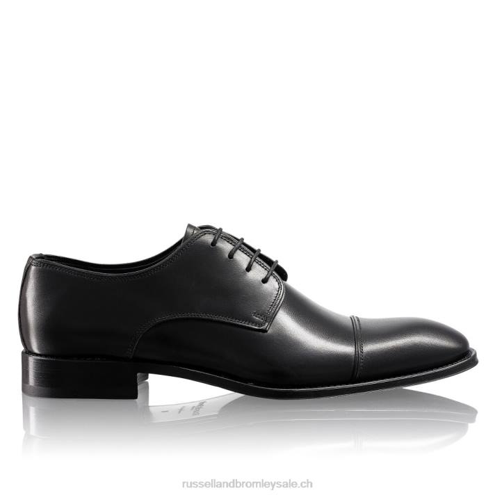 noir 8BN6594 Hommes Russell And Bromley Spectre derbies à bout renforcé