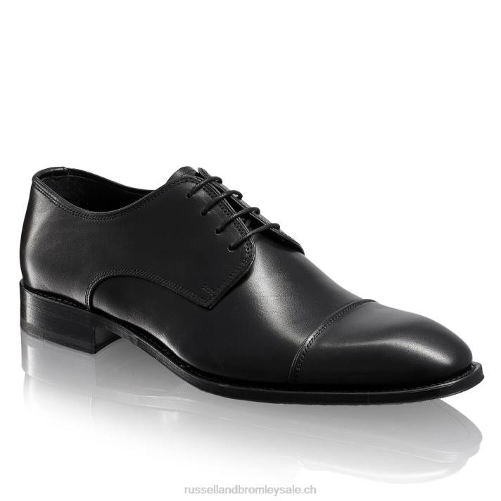noir 8BN6594 Hommes Russell And Bromley Spectre derbies à bout renforcé
