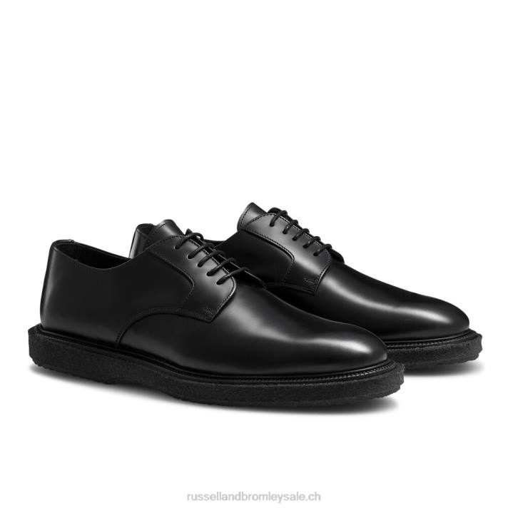 noir 8BN6600 Hommes Russell And Bromley derby scintillant de porto