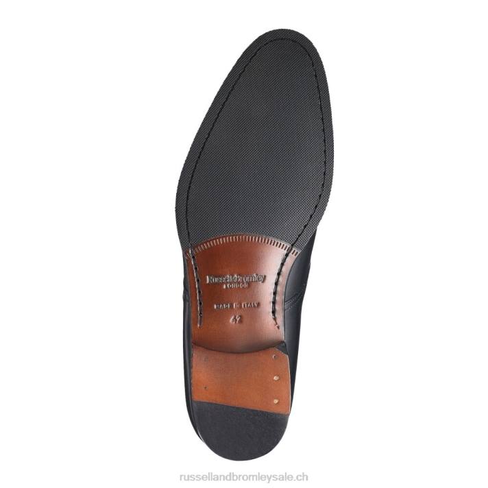 noir 8BN6605 Hommes Russell And Bromley boucle simple boucle sycomore