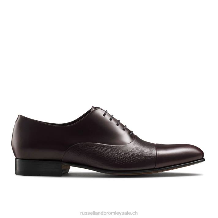 rouge 8BN6591 Hommes Russell And Bromley embout stratus oxford