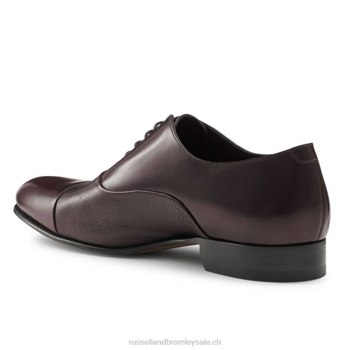 rouge 8BN6591 Hommes Russell And Bromley embout stratus oxford