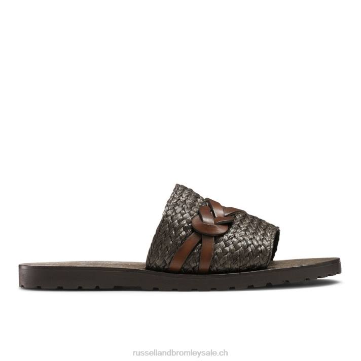8BN6518 Hommes Russell And Bromley toboggan raphia lombok
