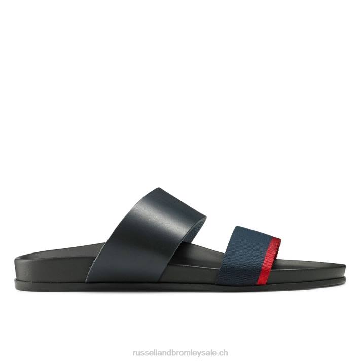 bleu 8BN6537 Hommes Russell And Bromley sandale à assise plantaire fab line
