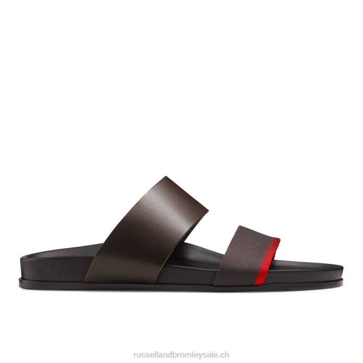 brun 8BN6507 Hommes Russell And Bromley sandale à assise plantaire fab line