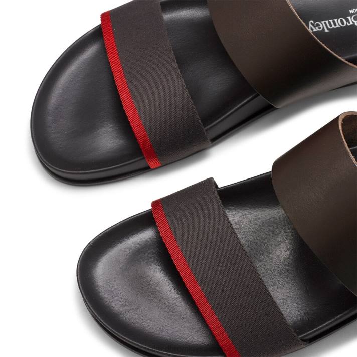 brun 8BN6507 Hommes Russell And Bromley sandale à assise plantaire fab line