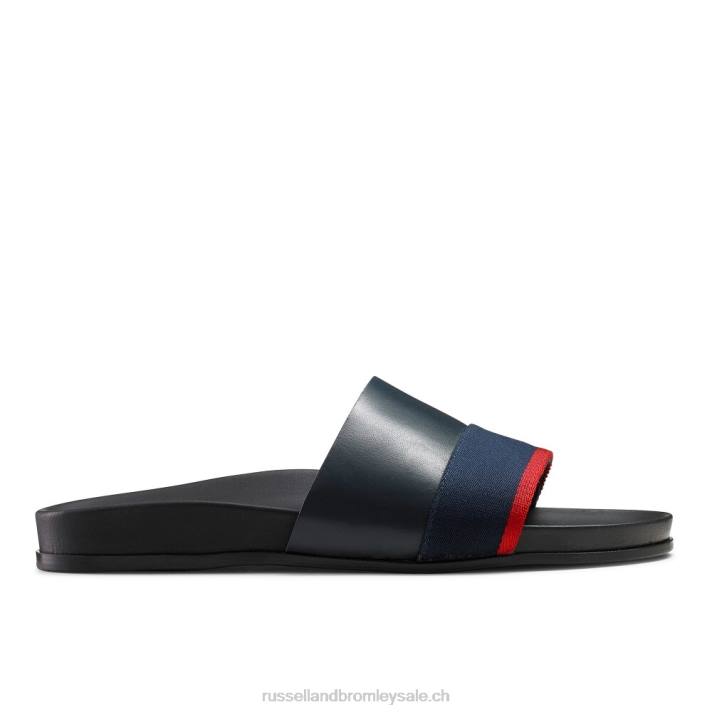 marine 8BN6504 Hommes Russell And Bromley sandale à glissière fabuleuse