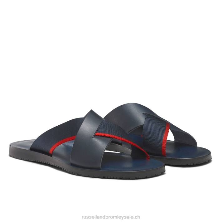 marine 8BN6508 Hommes Russell And Bromley fab slide slider à enfiler