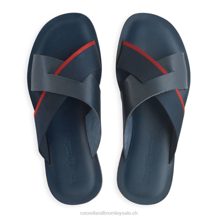 marine 8BN6508 Hommes Russell And Bromley fab slide slider à enfiler