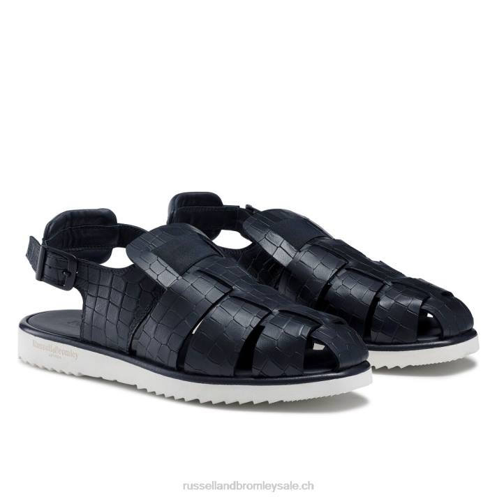 marine 8BN6530 Hommes Russell And Bromley sandale à bout fermé et boucle san cono