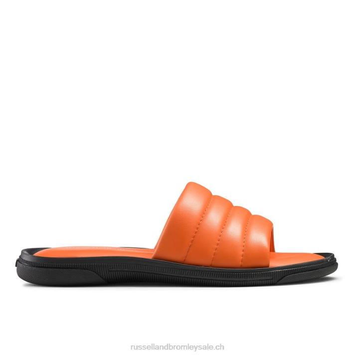orange 8BN6517 Hommes Russell And Bromley sandale à glissière de luxe