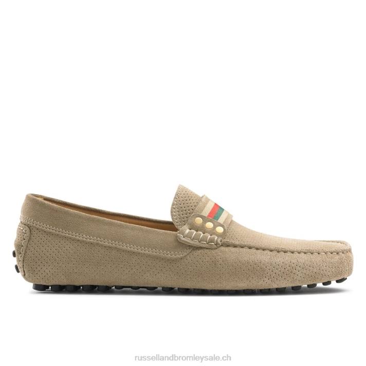 beige 8BN6484 Hommes Russell And Bromley pilote spyder
